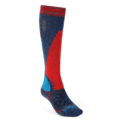 Bridgedale Junior Racer Merino Endurance Over Calf Socks -Turtle Fur Store 710558322SkiJuniorRacerMerinoEnduranceOverCalfDenim Flamesg