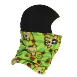 Turtle Fur Kids Playful Prints Fleece Shellaclava® -Turtle Fur Store Monkeys
