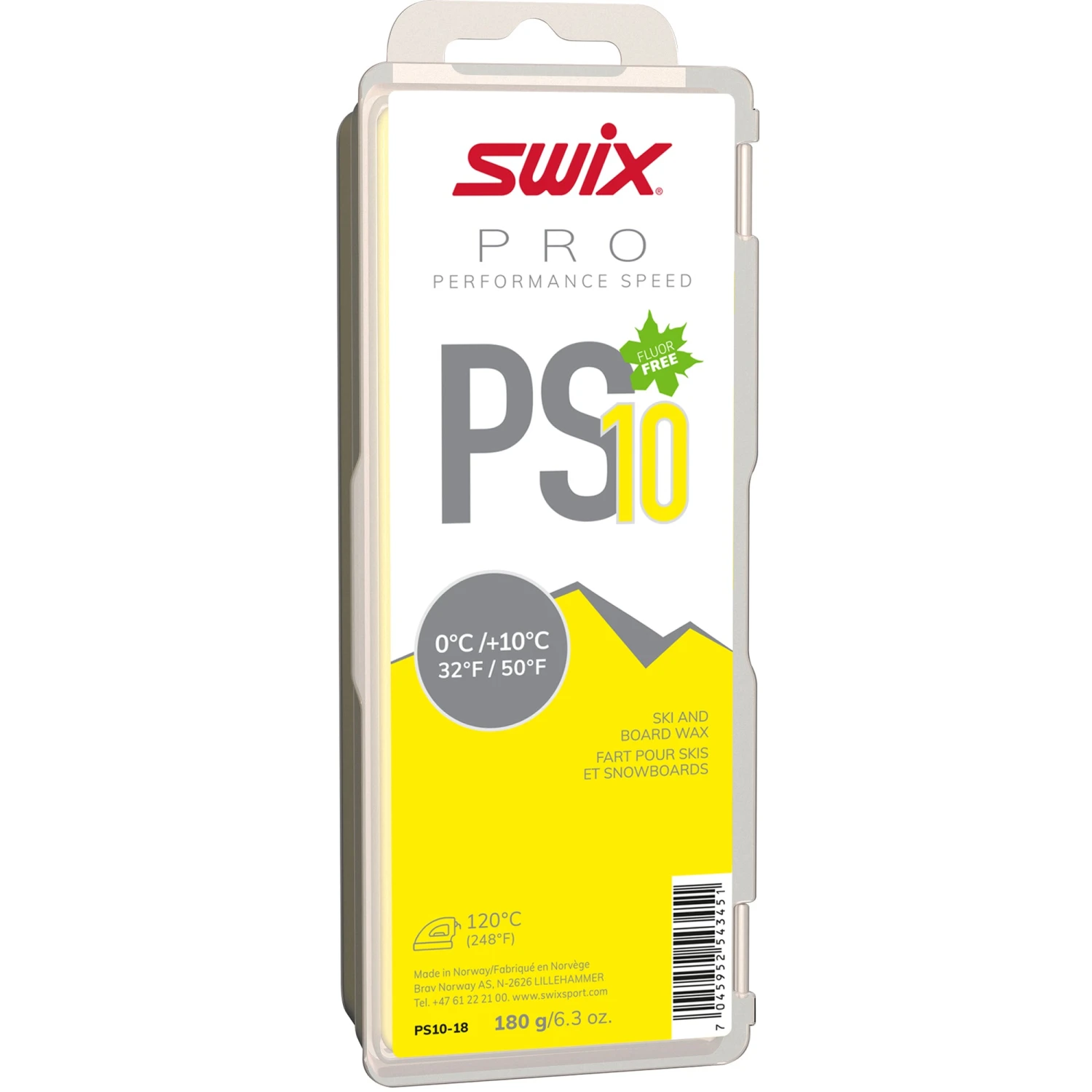 Swix PS10 Yellow 180g - Performance Speed 1 Swix PS10 Yellow 180g - Performance Speed