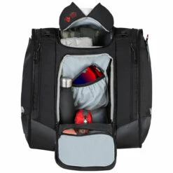 Kulkea Boot Trekker 70L Ski Boot Bag -Turtle Fur Store boot trekker ski bootbag black red grey open packed kulkea 28007.1650386634