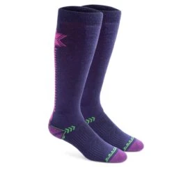 Fox River Chamonix Women's Ski Socks -Turtle Fur Store chamonix lightweight over the calf sock fox river mills navy medium 528311