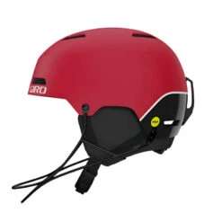 Giro Ledge SL Mips Race Helmet W/ Chingaurd - OPEN BOX RETURN -Turtle Fur Store giro ledge sl mips snow helmet matte red left