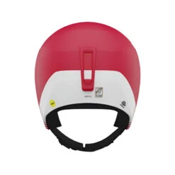 Giro Signes Spherical Mips Race Helmet W/ Chingaurd & FIS Certification - OPEN BOX RETURN -Turtle Fur Store giro signes spherical snow helmet matte red back
